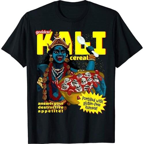 Funny Kali Goddess Hindu Mysticism Hinduism Novelty Graphic T-Shirt