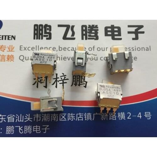 1PCS Japan FUJISOKU ASE1D-5M-10-Z toggle switch 5-foot 2-speed horizontal belt bracket sliding side dial