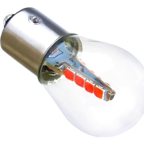 1X P21W LED 1156 Ba15s Chip Car Light Bulb S25 8 3030SMD Auto Vehicle Reverse Turning Brake Parking Lamp White 12v 24v 6000K