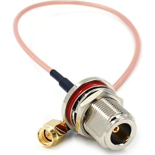 20pcs N female bulkhead to SMA male plug Pigtail Cable RG316 20cm/30cm/50cm