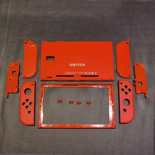 2021 Original Limited Edition Back Case Rear Cover Panel Frame For Nintendo Switch Mario Console & Joycons Housing Case