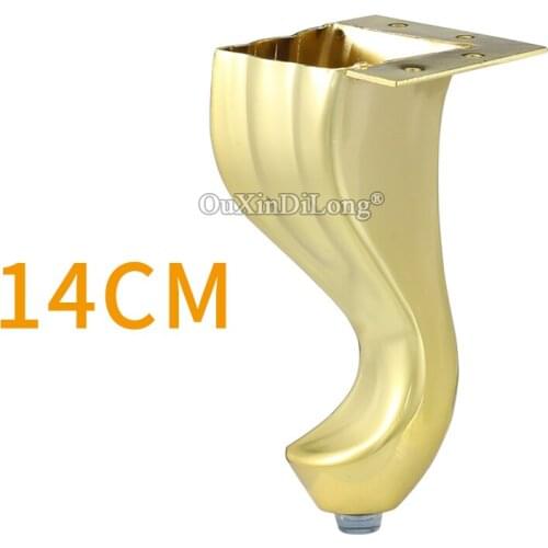 4PCS Modern Iron Snake-Shaped Furniture Support Bracket Legs for TV Cabinet Chairs Sofa Legs Table Feet Hardware GF602