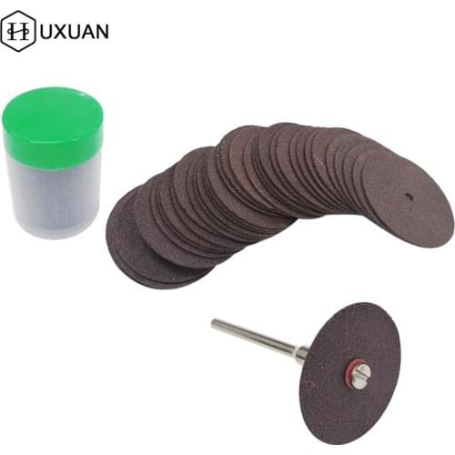 36pcs Dremel Accessories 24mm Cutting Disc Reinforced Cutting Wheel Rotary Saw Disc Tool Grinding Tool Family Standing Tools