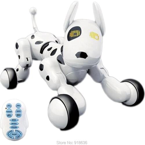 Wireless remote control smart robot dog Wang Xing electric dog early education educational toys Dance Sing for children Gfit