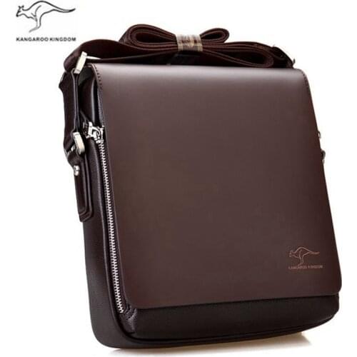 2019 Brand Kangaroo Leather Men Shoulder Handbags Solid Bolsos Mujer De Marca Famosa Men Messenger Bags Casual Briefcase DS01