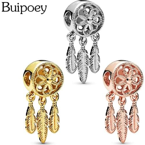 Buipoey 2pcs Sacred Dreamcatcher Charm Bracelet Bangle Dream Catcher Fit Brands Leather Rope Snake Chain Women Jewelry Gift