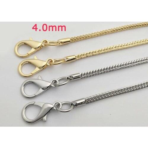 10pcs DIY 113cm Length Lock Metal Purse Frame Chains Chain Straps for Bag Purse