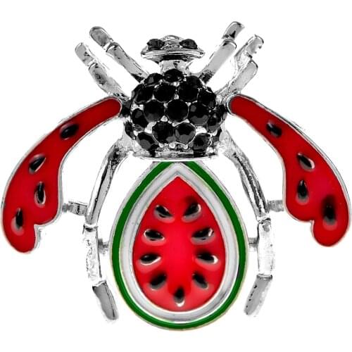 CINDY XIANG Black Rhinestone Bee Brooches Antique Silver Color Fashion Insect Enamel Honeybee Pins Brooch Jewelry Gift Friends