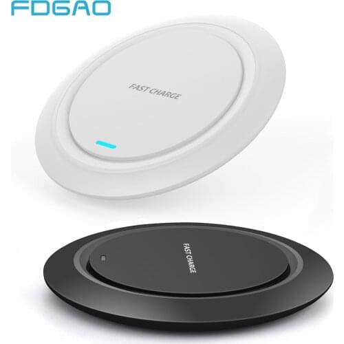 Fdgao 10W Qi Wireless Charger For iPhone 11 X XR XS Max X 8 USB Fast Charging Pad Quick Charge For Samsung S10 S9 S8 Note 10 9 8