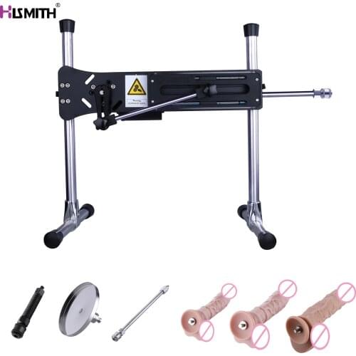 Hismith Premium Sex Machine for Women Super Silent Ultra Stability Solid Steel Turbo Gear Power 100W Thrusting With 3 Dildo