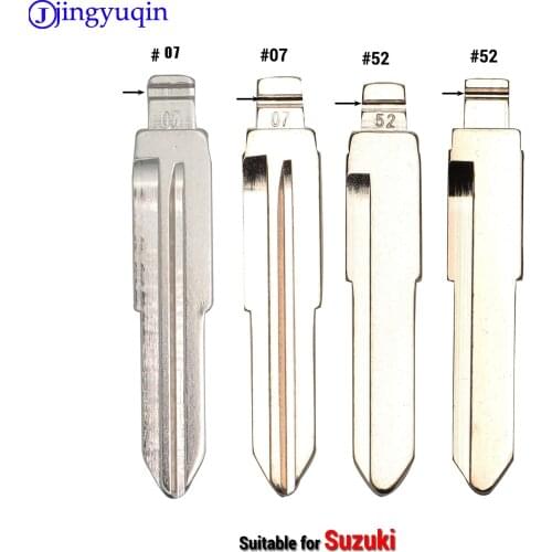 Jingyuqin #7 #52 Car Key Ucut Blade no.52 no.7 For Suzuki Grand Vitara Ignis Liana Samurai Swift Sx4 S-Cross