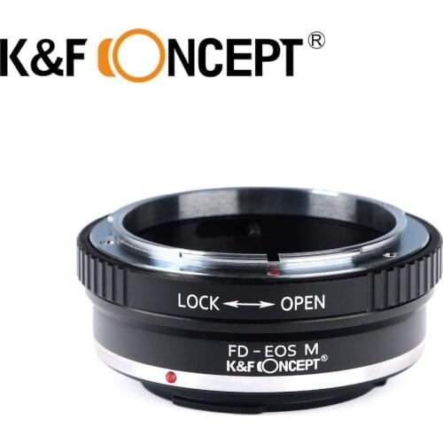 K&F CONCEPT Lens Mount Adapter for Canon FL FD Mount Lens to Canon to EOS M Camera Mount