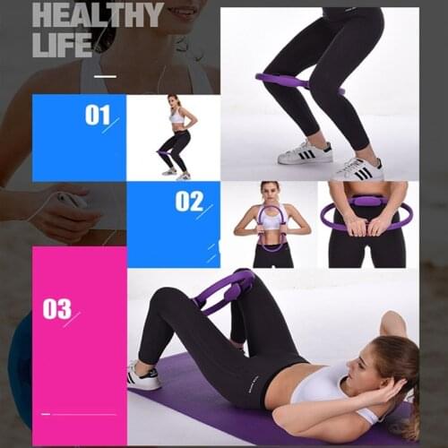 Quality Yoga Pilates Ring Magic Wrap Slimming Body Building Training Heavy Duty PP+NBR Material Yoga Circle