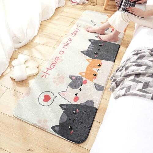 Carpets for Bedroom Living Room Soft Nonslip Large Berber Fleece Floor Rug Cartoons Square Home Bathroom Mats Pet Bed White Rug