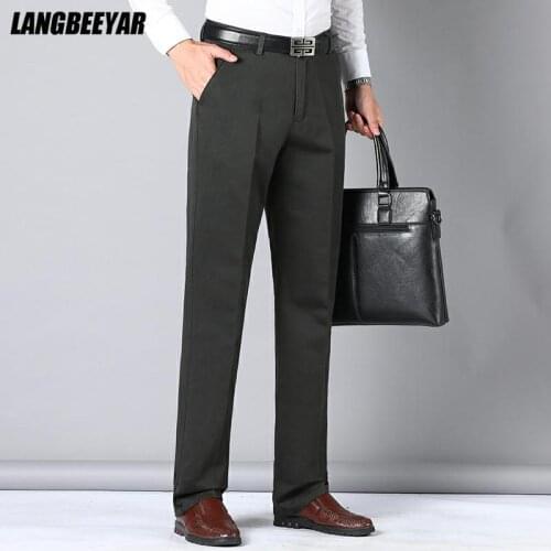 Мужские модные брюки LANGBEEYAR China At AliExpress