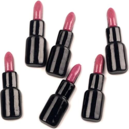 LF 20Pcs Resin Make Up Nail Polish Decoration Craft Flatback Cabochon Embellishments For Scrapbooking Cute Diy Accessories