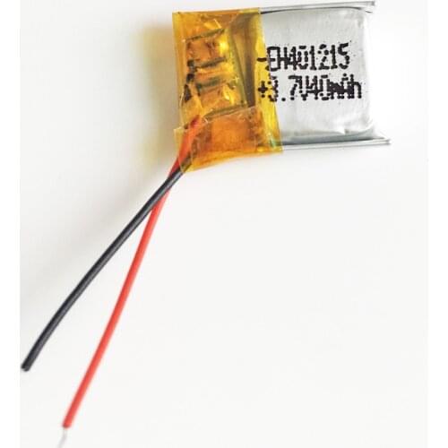 3.7V 40mAh rechargeable Battery Lithium li-Polymer lipo ion batteries For MP3 MP4 MP5 DIY bluetooth headset headphone 4*12*15mm