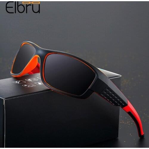 Elbru 2021 New Sport Polarized Sunglasses Mens Driving Shades Male Sun Glasses Vintage Classic Sunshades Night Vision Goggles