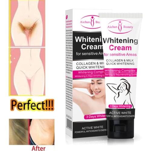 Bleaching Beauty Body Creams Armpit Whitening Cream Between Legs Knees Private Parts Whitening Formula Armpit Whitener Cream