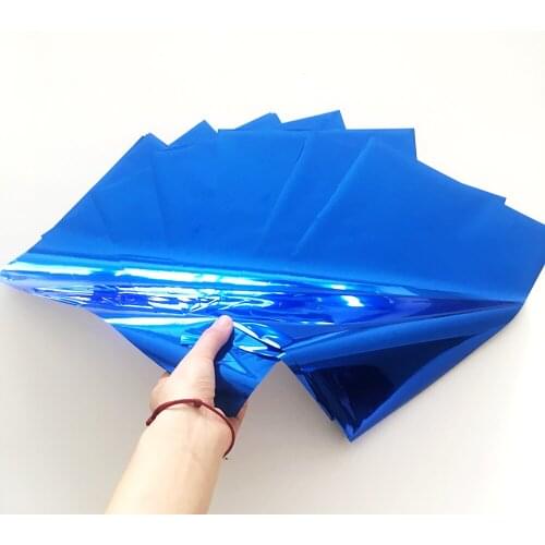 Myfoils blue hot stamping foil for toner reactive foiling laser pinter minc laminator printing on paper/sticker/label/cards