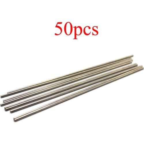 50PCS Diameter 2mm Drive Shaft Length 120mm 130mm 140mm 150mm Steel Connecting Shafts Car Axle Axis for DIY Model 4WD Car Parts