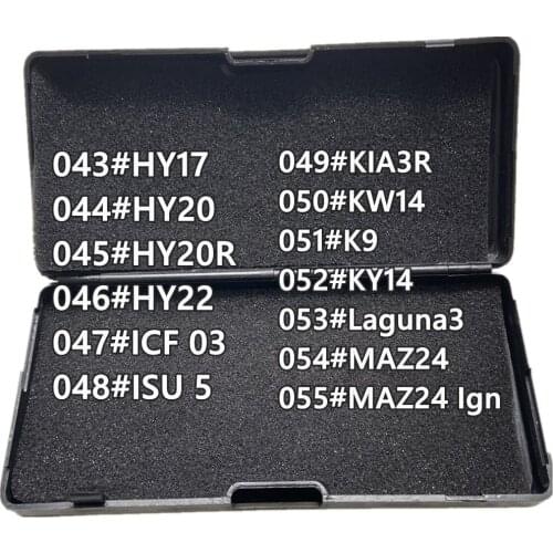 43-55 LiShi 2 In 1 Tools HY17 HY20 HY20R HY22 ICF03 ISU5 KIA3R KW14 K9 KY14 LAGUNA3 MAZ24 Ignition Auto Locksmith Tools