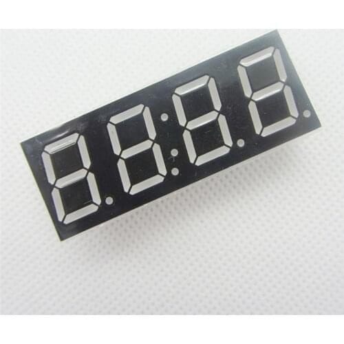 5 pcs Common Cathode 4bit 4 bit Digital Tube 0.56 inch Red LED With Clock Digit 7 Segment (CLOCK)