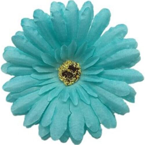 50pcs 10cm Large Silk Gerbera Artificial Flower Head For Wedding Box Decoration Headmade Scrapbooking Accessories Fake flowers