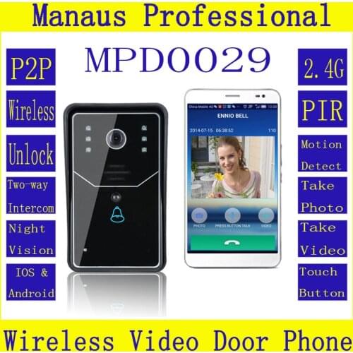 High Quality New WiFi DoorBell Wireless Smart Video Doorbell Home Improvement Visual Door Ring D29b