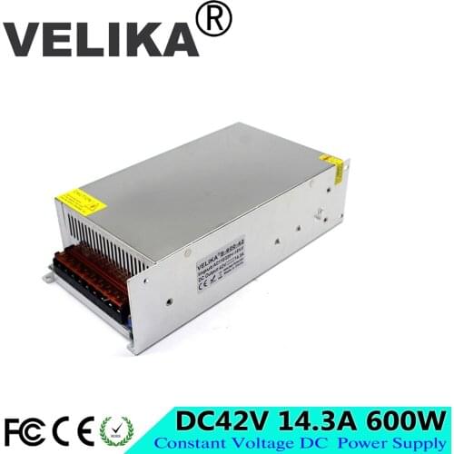 DC Power Supply 42V 14.3A 600w Led Driver Transformer 110V 220V AC to DC42V Power Adapter For Industrial mechanical equipment