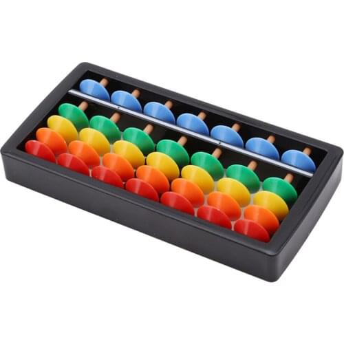 ChildrenS Math Calculation 7 Gear Abacus Toy Calculation Tool Math Learning Education Educational Arithmetic Toys Gift