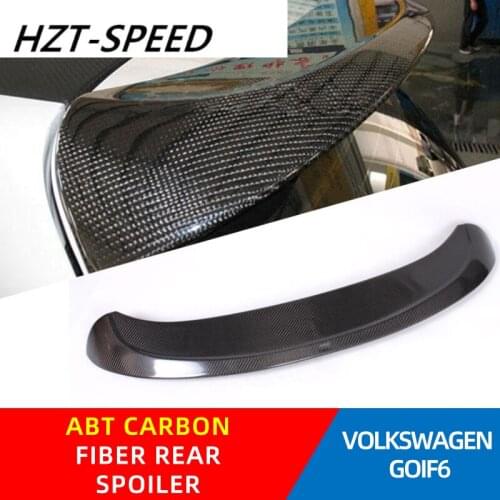 GOLF 6 Modified ABT Style Rear Spoiler Carbon Fiber Material Rear Spoiler for VOLKSWAGEN