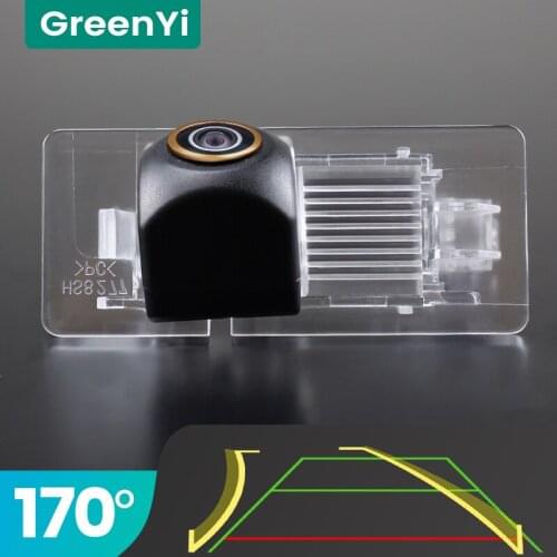 GreenYi Trajectory 170° AHD Car Rear View Camera for VW Polo Sedan Jetta Tiguan Passat Sagitar Toureg Skoda Night Vision 4 Pin
