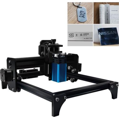 Laser Engraving Machine Cutting Small Fully Automatic Stainless Steel Marking Logo Plotter Fixed Focus Laser Head Manual Lifting