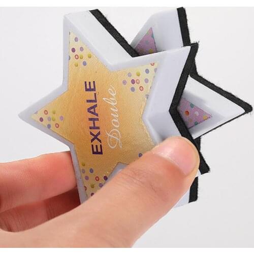 1pc Five-pointed Star Magnetic Chalkboard Eraser Multicolor Office Educational School And Cultural Blackboard Appliances Cl T6E5