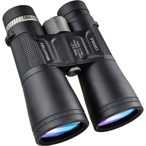 High Powered High Definition TelescopeLow Light Night Vision 12X50 Large Objective Bee Seeking Hunting Telescope Binoculars