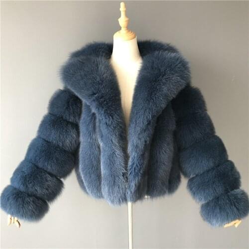Faux Fur fox New Autumn Winter Fur Coat Women Clothes High Quality overcoat Plus Size Thicken Warm Long Coats Female