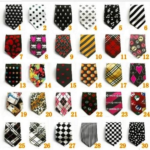 Wholesale children Korea Necktie ties Stripe Tie Plain jacquard ties 100pc lot