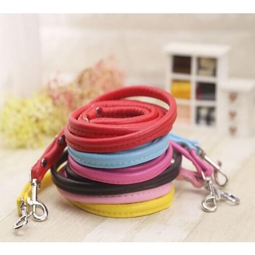 Pet dog seat belt color plain weave leash dog accessories for small dogs puppy pets product pu material traction rope seat belt
