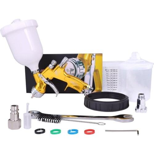 Professional Spray Gun GTI Pro Painting Gun 600CC PPS Cup and Adapter TE20/T110 1.3/1.8mm Nozzle Water Based Air Spray Gun