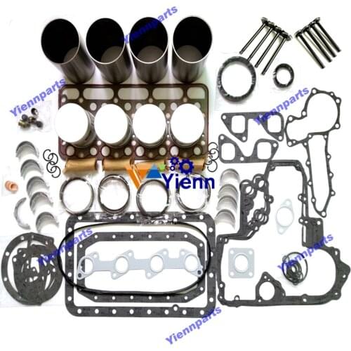 V1512 Engine Overhaul Rebuild Kit With Valve For Kubota Engine Loader Excavator Tractor Engine repair parts
