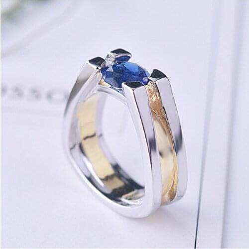 1@# Hot Sale Ring Golden Color Trendy Engagement Claws Design Rings Women Zircon Cubic Elegant Rings Female Wedding Jewerly