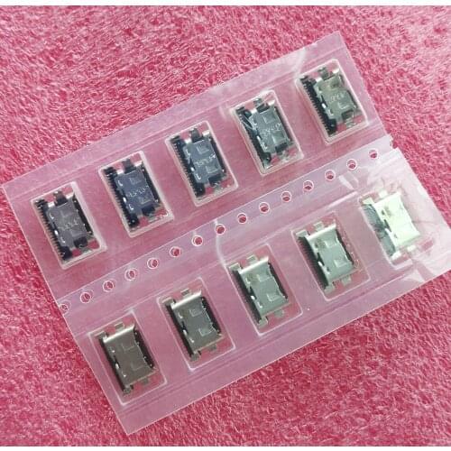 50PCS Original For Samsung A20 A205 A30 A305 A40 A405 A50 A60 A70 A705 USB Charging Port Dock Plug Charger Connector Socket