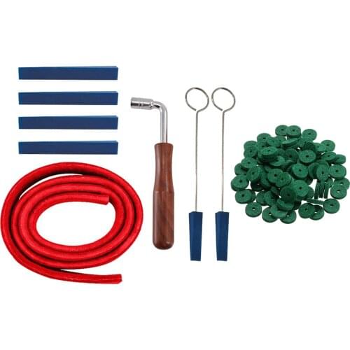 98 Pcs /set Practical Piano Tuning Hammer Lever Tuner Mute Kit Piano Tuning Tools Accessories
