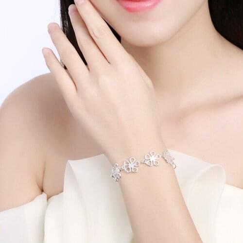 BAB1 new arrival Classic Europe and America fashion jewelry silver bracelet free shipping fine jewelry gift