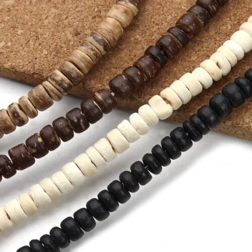110pcs/string 5mm Round Natural Wood Spacer Beads Wooden Prayer Beads for DIY Necklaces Bracelets Jewelry Making Supplies