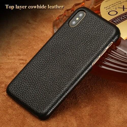 Genuine Leather phone Case For Apple iPhone X 12 Mini 12 11 Pro Max 6 6S 7 Plus 8 Plus XS XS Max XR 5 5s se 2020 Luxury Cover