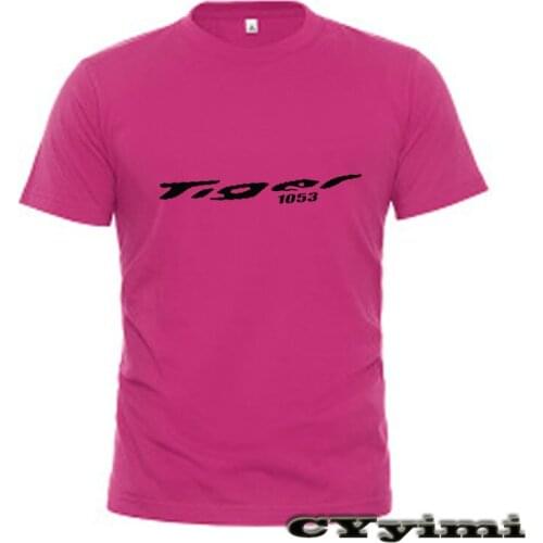 For Triumph TIGER 1050/Sport T Shirt Men New LOGO T-shirt 100% Cotton Summer Short Sleeve Round Neck Tees Male
