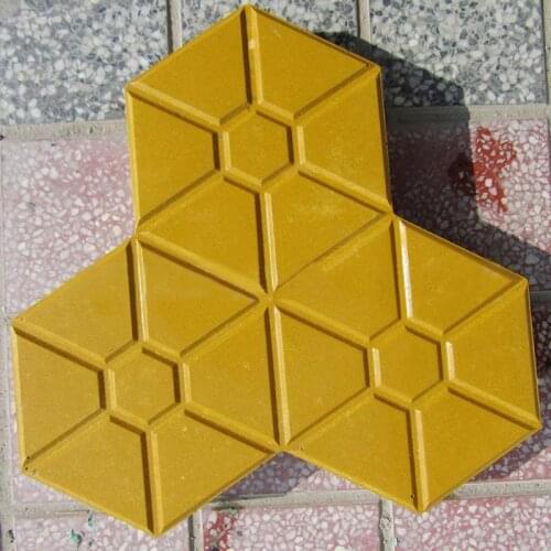 Manually Paving Cement Brick Concrete Molds DIY Plastic Path Maker Mold Garden Stone Road Mold Garden Decoration