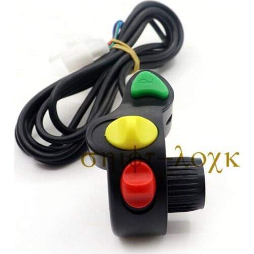 Electric Scooter Three In One Combination Switch Car Light Switch Horn Turn Signal Switch Button for Citycoco